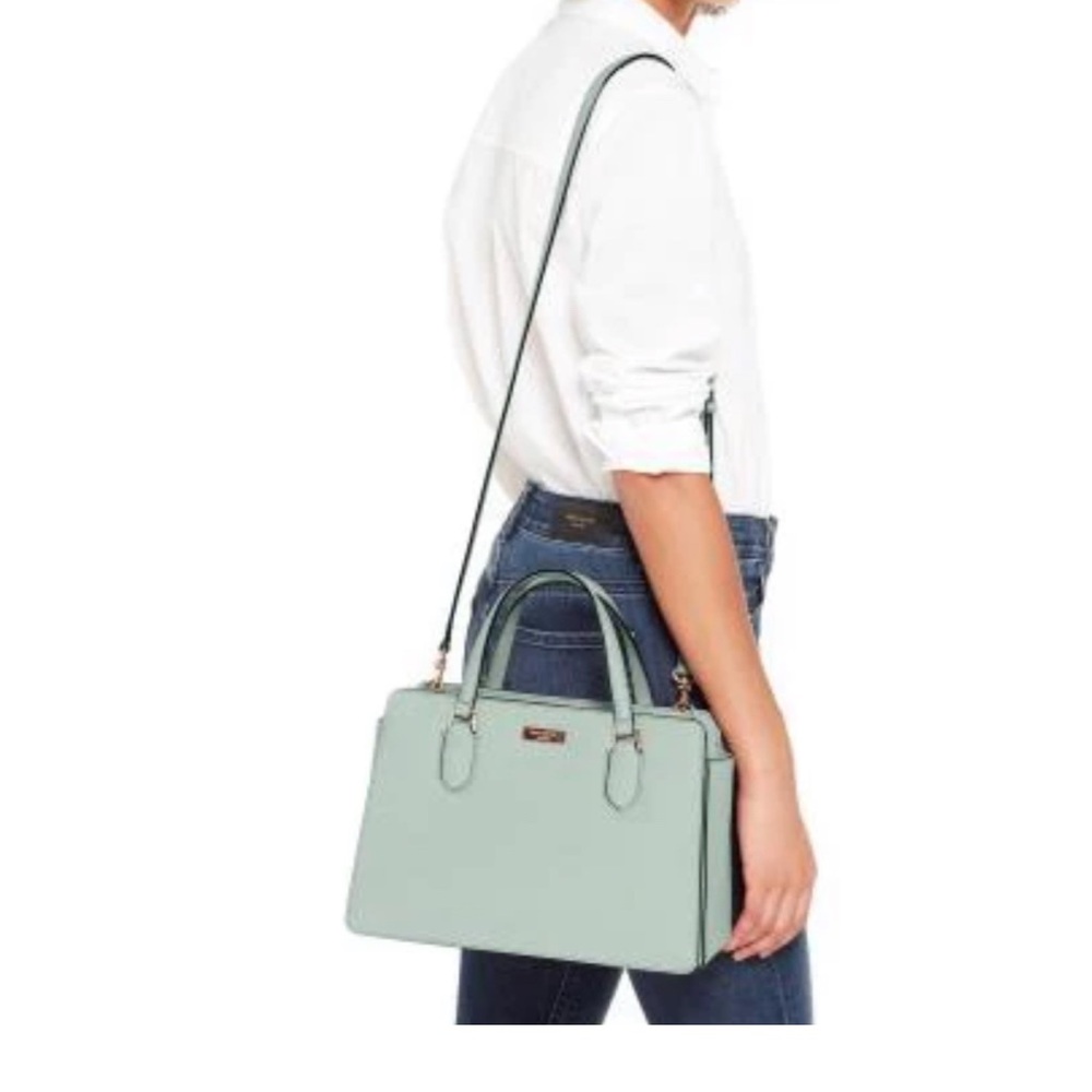 NWT Kate Spade Laurel Way Mint Green Saffiano Leather Satchel Handbag